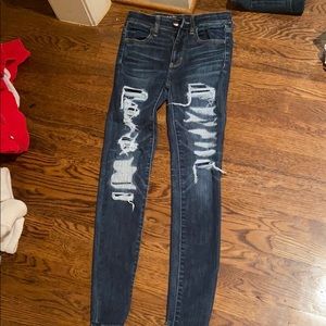American eagle ripped jeans